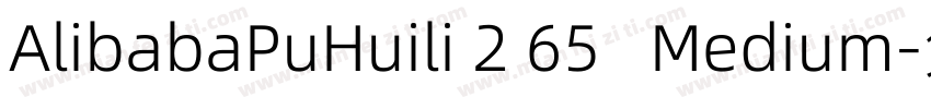 AlibabaPuHuili 2 65   Medium字体转换